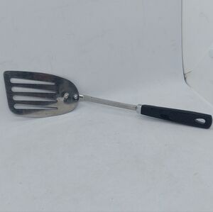 Vintage Ekco Spatula Stainless Steel Angled Slotted 13" Turner Flipper Utensil